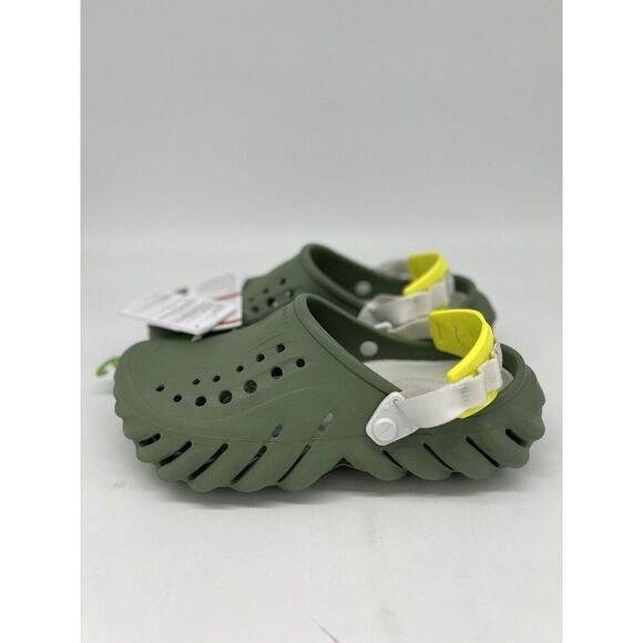 Crocs Echo Clogs Moss (Green) New With Tags Mens 9/Women’s 11 - Picture 1 of 7